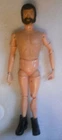 Gi Joe Vintage 12" Flocked Brown Hair & Beard  Blue Eyes Scar Adventure Team