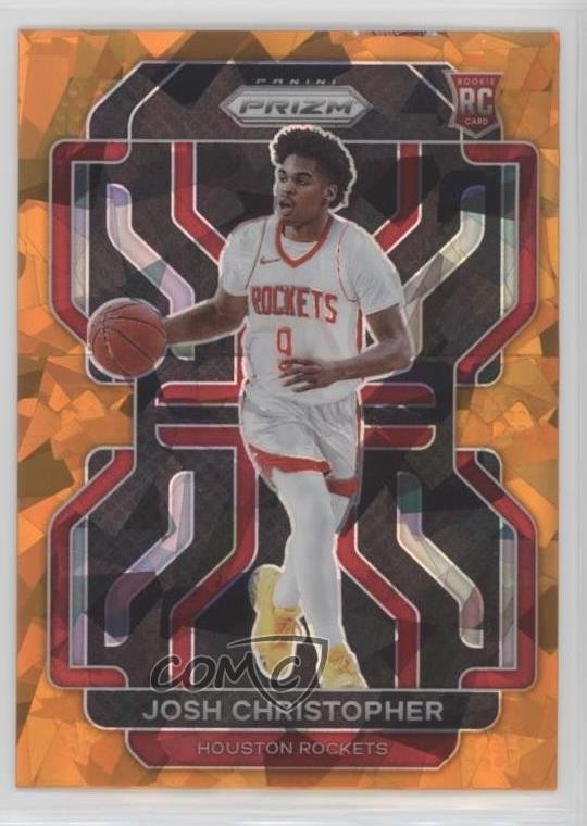 2021-22 Panini Prizm Orange Ice Prizm Josh Christopher #324 0q2