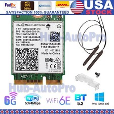 Intel Wi-Fi 6E AX211NGW M.2 2230 CNVio2 Key E 802.11ax WiFi Card WiFi Antenna PC