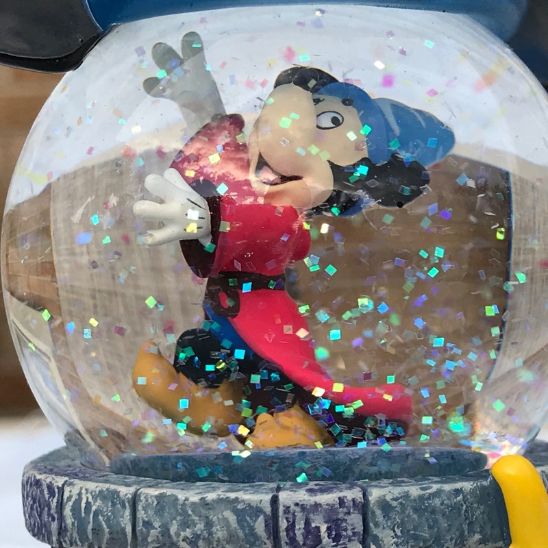 Disney Mickey Mouse Fantasia Sorcerer's Apprentice 6" Snow Globe