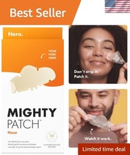Dermatologist Approved Hydrocolloid Nose Patches - Fast Acne Relief 10 Pack