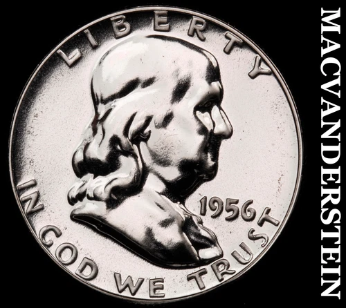 1956 Silver Franklin Half Dollar - Choice Gem Proof  Lustrous  #G9014