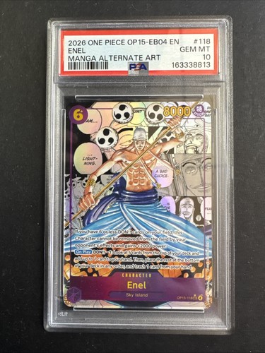 Enel (Manga) graded PSA 10 for sale on eBay