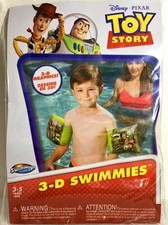 TOY STORY DISNEY PIXAR Swimmies Floaties 3D Inflatable Arm Band Floats 
