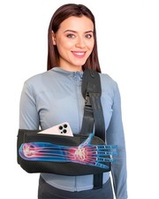 Arm Sling, Upgraded Straps, Ultimate Comfort, Convenient Pocket, Arm Sling Sh...