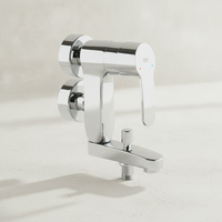 Grohe Eh-Wannenbatt. Eurostyle C Vertica 23301 Wandmontage Chrom 23301000