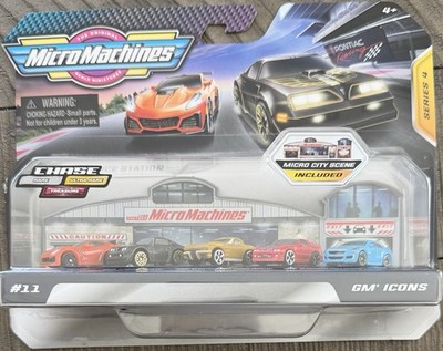 Micro Machines Series 4 World Packs GM Icons #11 Corvette, TransAm