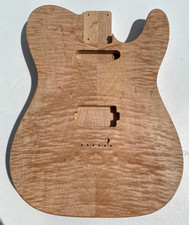 Tele Alder guitar body w/ flame maple top, hum/single, Free shipping!