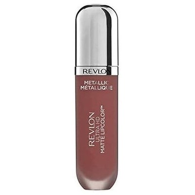 REVLON Ultra HD Metallic Matte Lipcolor, Liquid Lipstick, Gleam