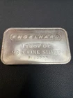 RARE  1 oz.999+ Engelhard 1 Silver Bar PE Series Serial #PI63598