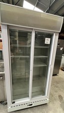 Husky Commercial Upright Double-door Sliding Fridge-Used