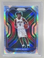 Tyrese Maxey 2020 Panini Prizm #256 Hyper Rookie RC