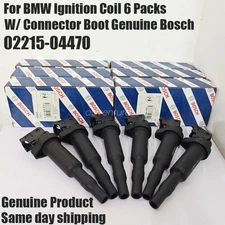 6Pcs Fit BOSCH Ignition Coil Pack 0221504470 For BMW E90 E60 E46 E53 E70 E36 E85