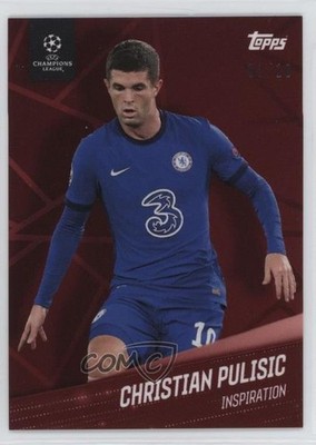 2021 Topps Inspiration Red /10 Christian Pulisic 0c6