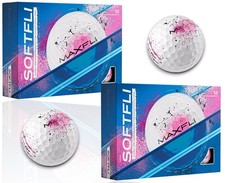 Maxfli SoftFli Graffiti Golf Balls Color: Pink 2 Pack 24 Balls