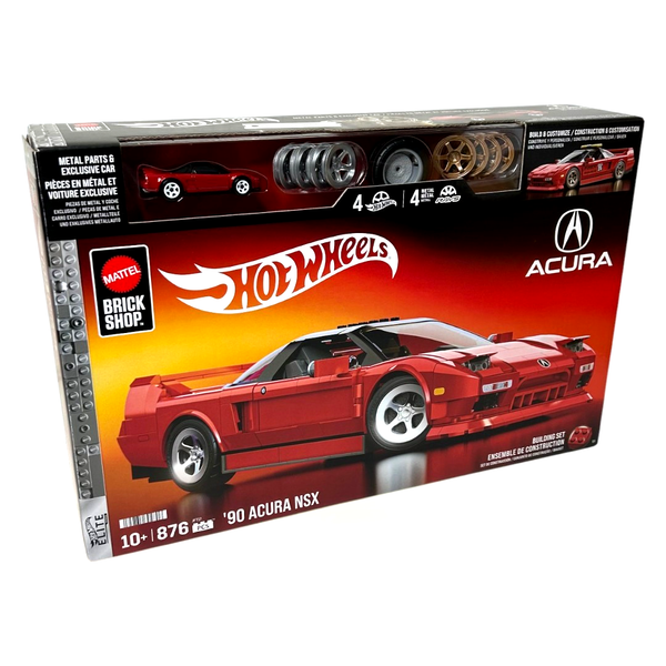 Mattel Brick Shop - Hot Wheels ’90 Acura Nsx Honda Bauset 876 Teile / Neu & Ovp-image