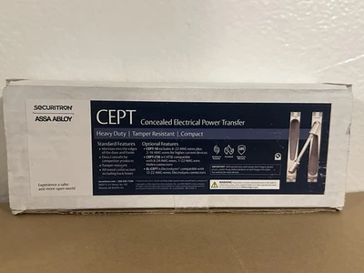 ASSA ABLOY SECURITRON EL-CEPT-BSP CONCEALED ELECTRICAL POWER TRANSFER, 12 Wire,