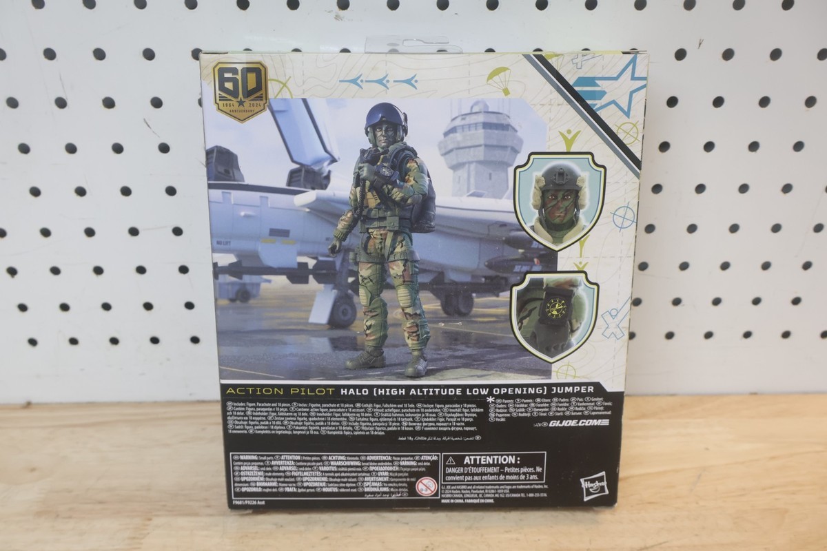 GI Joe Classified Series 6 Inch Action Pilot Halo Jumper Deluxe