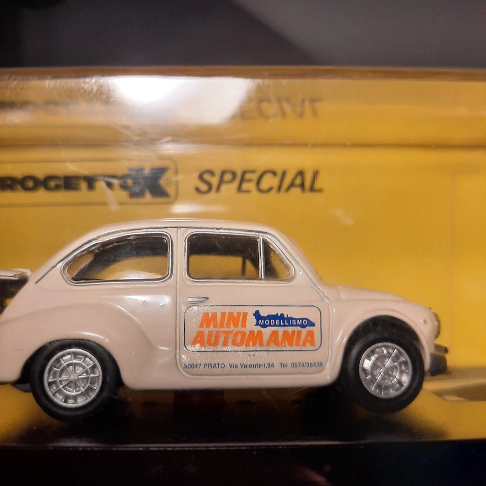 Fiat Abarth 1000 TC PROMOZIONALE pezzo unico negozio modellismo "Automania" 1/43 - Immagine 2 di 4
