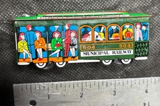 San Francisco Cable Car tin toy 504 - Powell, Mason, Bay, Taylor