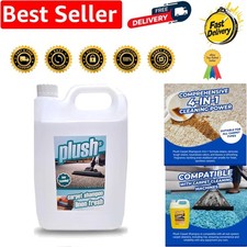 Low Foaming 5L Plush Carpet Shampoo - Biodegradable with Fresh Linen Aroma 5.80 per litre