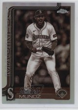 2025 Topps Chrome Update Sepia Refractor Andres Munoz Andrés Muñoz #USC108 15v9