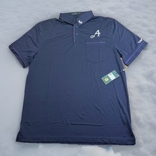 4 Aces EXTRACURRICULAR Golf Polo Shirt NEW XL Logo NWT Blue Purple Course