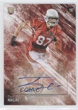 2014 Topps Fire Rookie Auto Troy Niklas #157 Auto 2b2