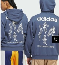 Felpa con cappuccio Adidas Originals unisex WWH media UK, nuova con etichette