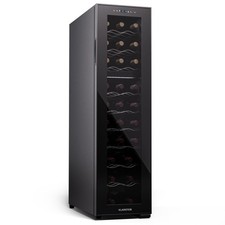 Weink&uuml;hlschrank 2 Zonen 83 L Lagerschrank 27 Flaschen K&uuml;hlschrank Touch Schwarz