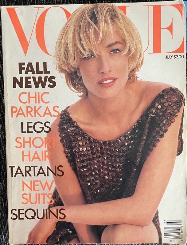 American Vogue July 1989 Herb Ritts Cover Bruce Weber Irving Penn 230 Pages