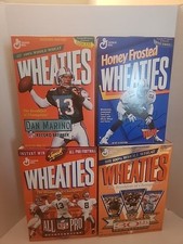 Lot Of 4 Unopened Collectable Wheaties Cereal Boxes 