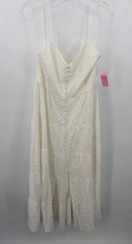 Pre-Owned Alice + Olivia White Size 10 Midi Sleeveless Dress