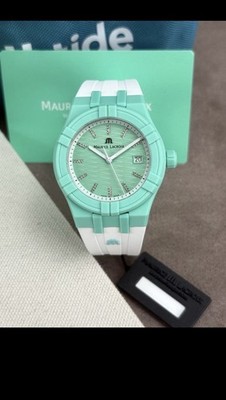 Maurice Lacroix Aikon Tide Armbanduhr 40mm Limited Green Diamond Edition