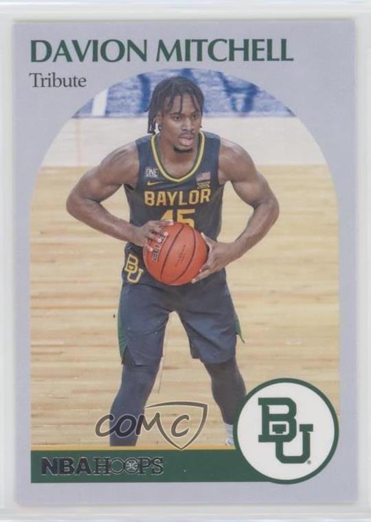2021-22 Panini Chronicles Draft Picks Hoops Retro Davion Mitchell #60 0q1p