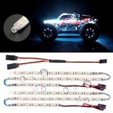 Waterproof LED Light Strips for RC Cars Trucks Airplanes Boats Drones White 