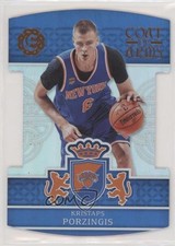 2016-17 Panini Excalibur Coat of Arms Kristaps Porzingis #4 0kp1