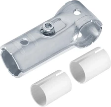 20 Sets T Pipe Clamp Connector, Fit 3/4" Electrical-Metallic Tubing, Silver 
