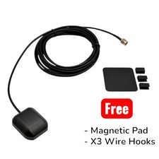 SMA Male GPS Antenna Plug Active Aerial Extension Cable Navigation Head Unit 10'