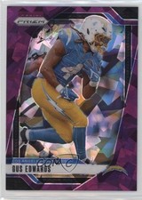 2024 Panini Prizm Purple Ice Prizm 108/225 Gus Edwards #158 11nu