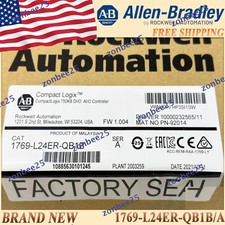 New Sealed AB 1769-L24ER-QB1B/A CompactLogix 750KB DI/O Controller Free Ship 1PC
