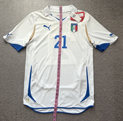 Italy Andrea Pirlo Jersey Medium Away 2010 Puma #21 World Cup
