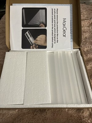 Max gear Stand Up Sign Holder-vertical 2pack Size 8.5x11  Transparent