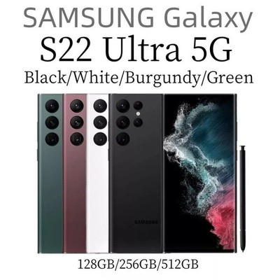 Samsung Galaxy S22 Ultra 5G Unlocked, 512GB/128GB, New Sealed, All Networks