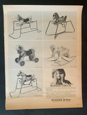 1967 VTG Wonder Horse Toy Print Ad  Christmas Riding Horse  Collierville TN