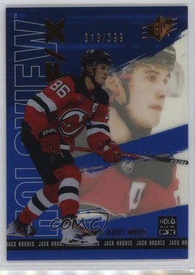 2024-25 SPx Holoview F/X Blue /399 Jack Hughes #HV-17 1t1h