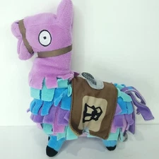 Fortnite Loot Llama Plush Stuffed Gamer 2018 Epic Games Russ Multicolor 8"