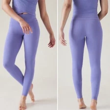 NWT Athleta Transcend Stash Tight Black 1X 18W  Dark Adonis Blue Purple Pocket
