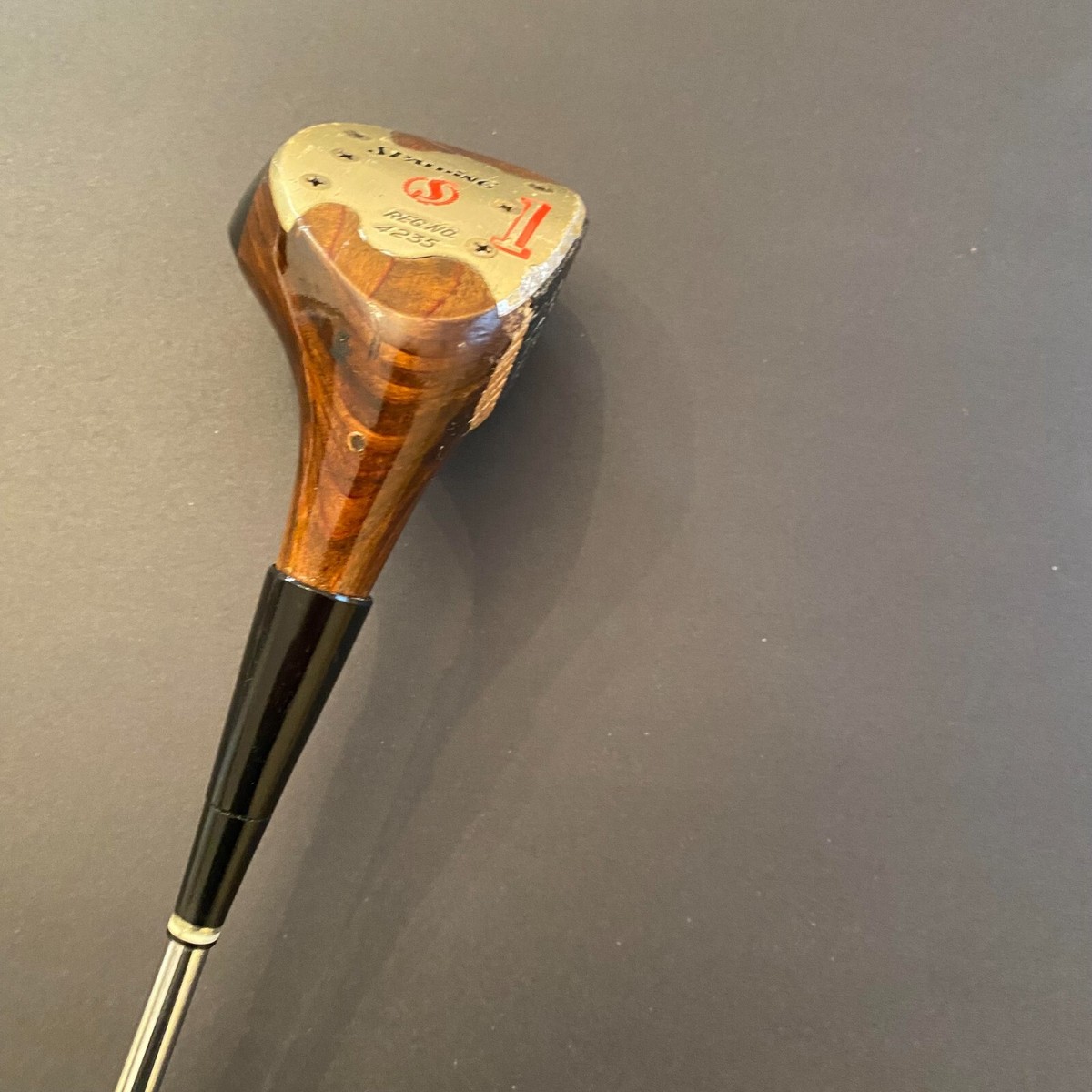 Vintage Spalding Rare Dan Sikes RED S 1 Driver Medium Flex