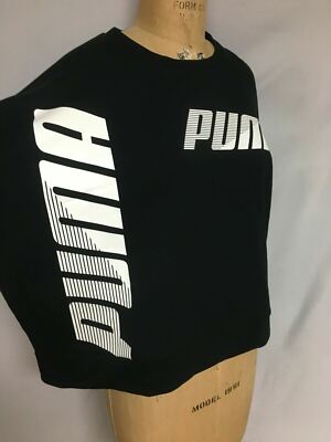 Puma Modern Sport Logo Sweatshirt TL43025 Black XL NWT $45